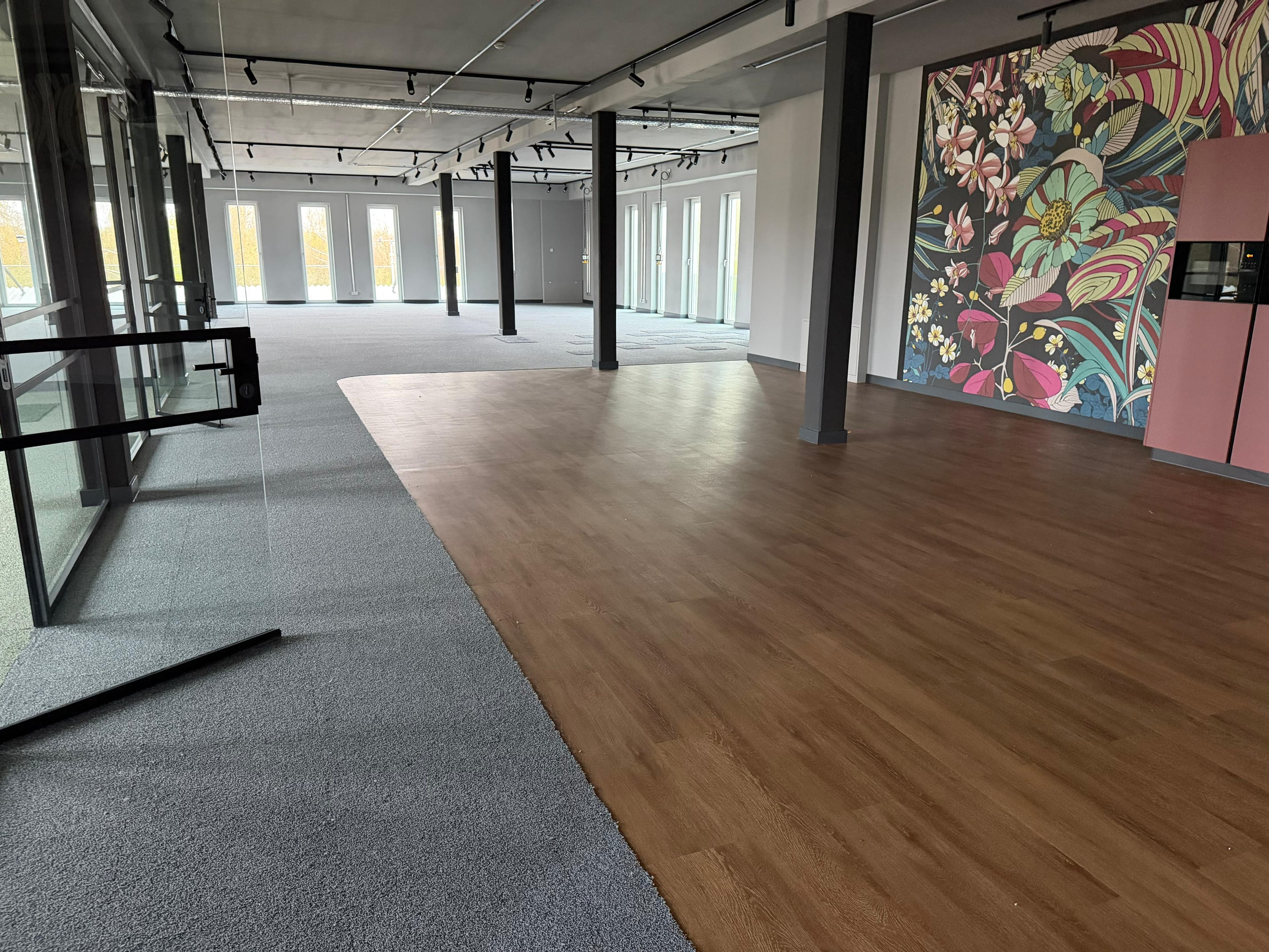 Parkett Verlegung – Büro