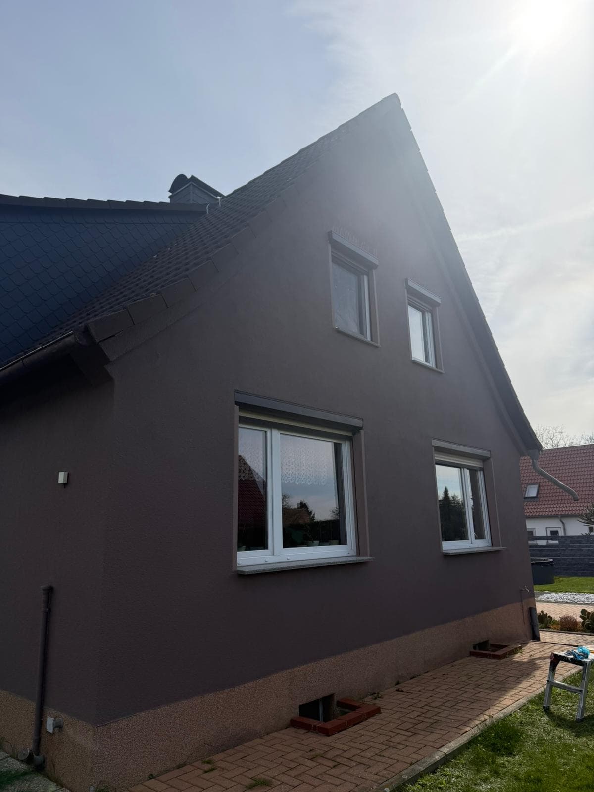 Fassadenbeschichtung Einfamilienhaus – Abschluss