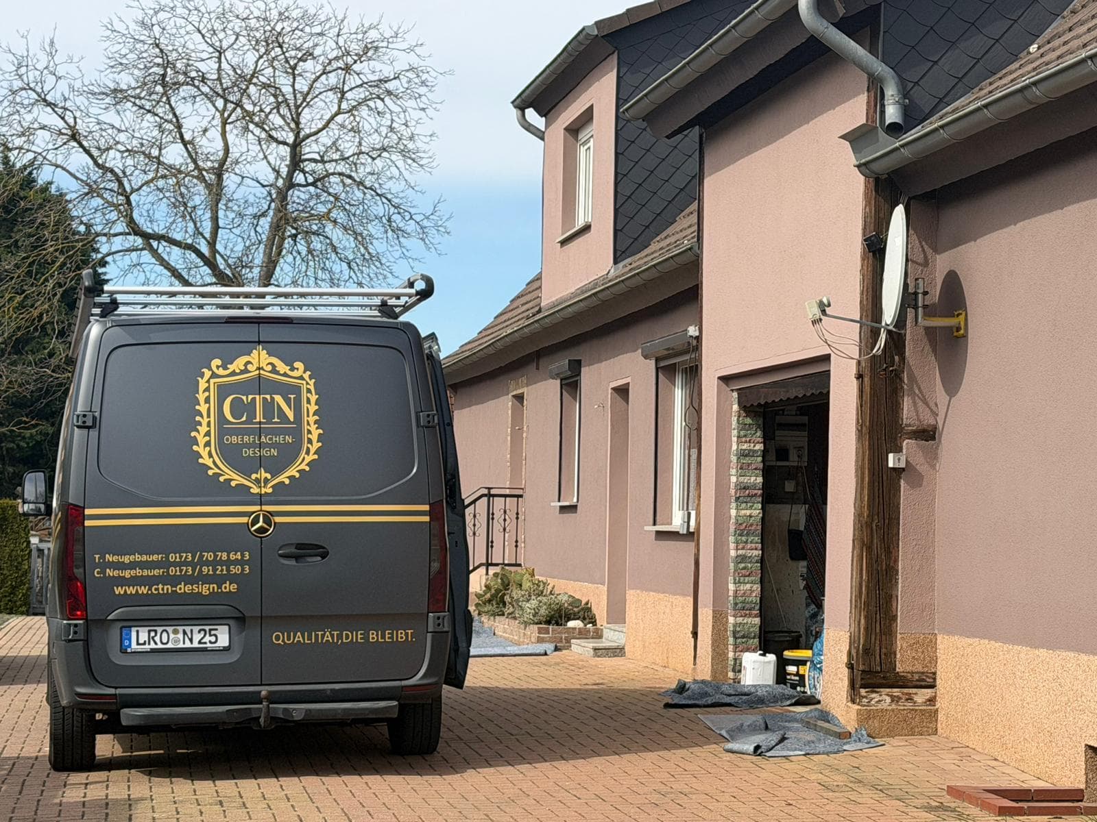 CTN Van im Einsatz – Rückansicht